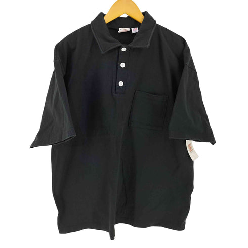 フリークスストア FREAKS STORE 10.5オンス ヘビーウェイト NO-SIDE SEAM ポロネック Tシャツ USA COTTON メンズ JPN:L