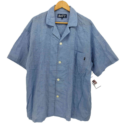 ボット BOTT Windowpane S/S Shirt メンズ JPN:XL