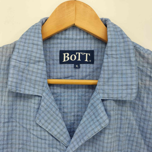 ボット BOTT Windowpane S/S Shirt メンズ JPN:XL