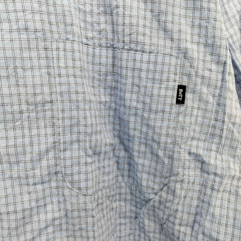 ボット BOTT Windowpane S/S Shirt メンズ JPN:XL