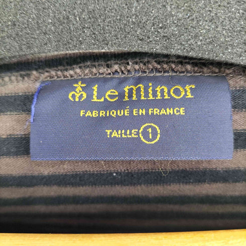 ルミノア Le minor フランス製 ボーダーカットソー レディース 1