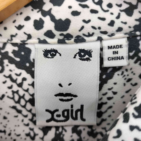 エックスガール X-girl SNAKE PATTERN SHIRT レディース JPN:2