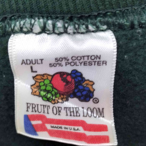 FRUIT OF THE LOOMボディ 90S ホテルプリント スウェット トレーナー メンズ import:L