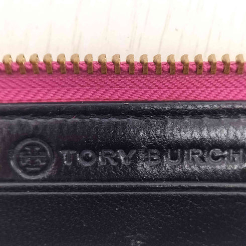 トリーバーチ TORY BURCH エナメル ラウンドジップウォレット レディース