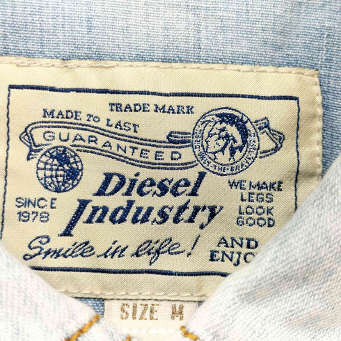 ディーゼルインダストリー Diesel Industry ウエスタン シャンブレーシャツ メンズ M