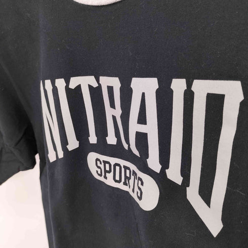 ナイトレイド Nitraid カレッジロゴ リンガーTシャツ メンズ M