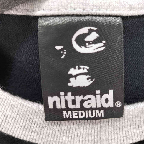 ナイトレイド Nitraid カレッジロゴ リンガーTシャツ メンズ M