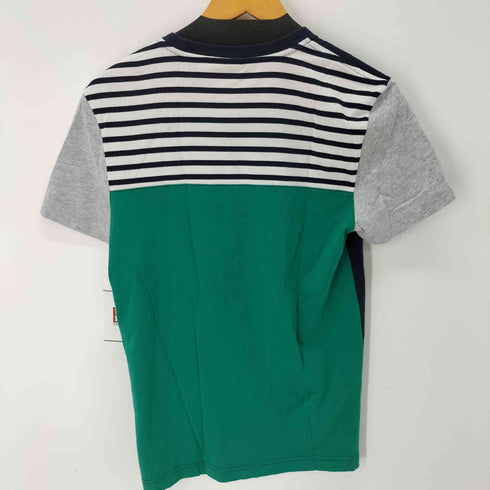 ラコステライブ Lacoste Live ワニロゴ ボーダークルーネック Tシャツ メンズ 3