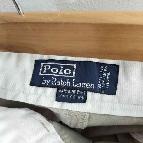 ポロバイラルフローレン Polo by RALPH LAUREN 2タック テーパードチノパンツ メンズ 36/32