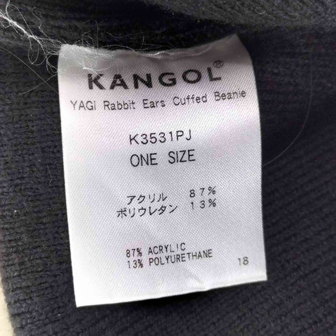 カンゴール KANGOL YAGI Rabbit Ears Cuffed Beanie レディース ONE SIZE