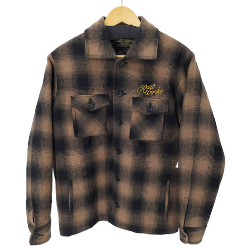 クラクト CLUCT キルティングチェックシャツジャケット メンズ JPN:L