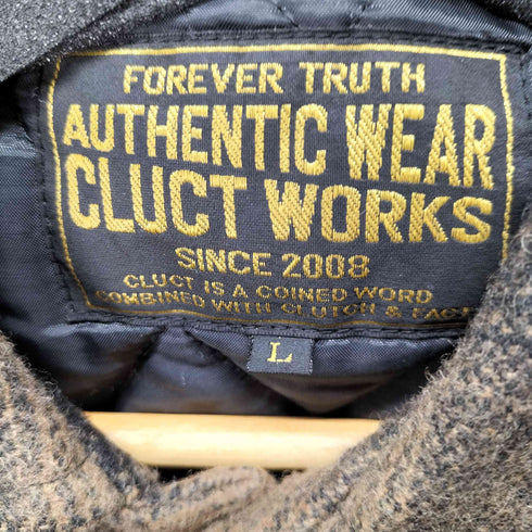 クラクト CLUCT キルティングチェックシャツジャケット メンズ JPN:L