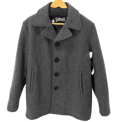 ショット Schott ウールハーフチェスターコート メンズ US:38