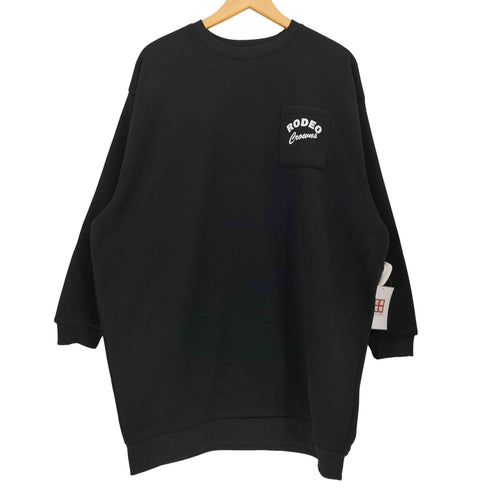 ロデオクラウンズ RODEO CROWNS バックロゴ ルーズ スウェット ワンピース レディース FREE