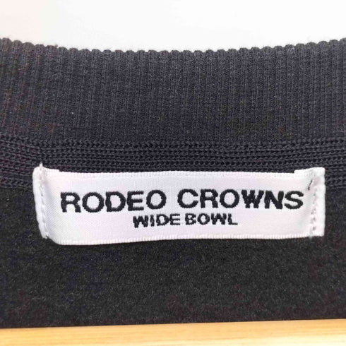 ロデオクラウンズ RODEO CROWNS バックロゴ ルーズ スウェット ワンピース レディース FREE