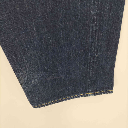 リーバイス Levis 日本製 00S 55年復刻 55501-0017 501 ボタンフライデニム BIGE 赤耳 濃紺 メンズ W34/L36