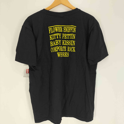 ブロードウェイ BROADWAY アーティスト スマイル ロゴ プリント S/S Tシャツ バンド Tシャツ メンズ JPN:L