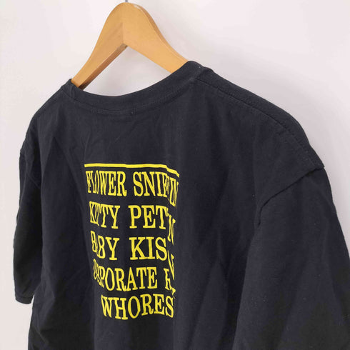 ブロードウェイ BROADWAY アーティスト スマイル ロゴ プリント S/S Tシャツ バンド Tシャツ メンズ JPN:L