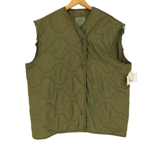 ユーエスアーミー U.S. ARMY 90S AIRCREW COLD WEATHER CREEN 483 キルティング ライナー ベスト 1995年製 メンズ MEDIUM REGULAR