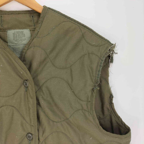 ユーエスアーミー U.S. ARMY 90S AIRCREW COLD WEATHER CREEN 483 キルティング ライナー ベスト 1995年製 メンズ MEDIUM REGULAR
