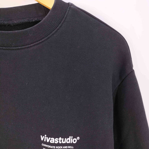 ビバスタジオ vivastudio LOCATION LOGO CREWNECK ロケーションロゴ クルーネック スウェット メンズ JPN:M