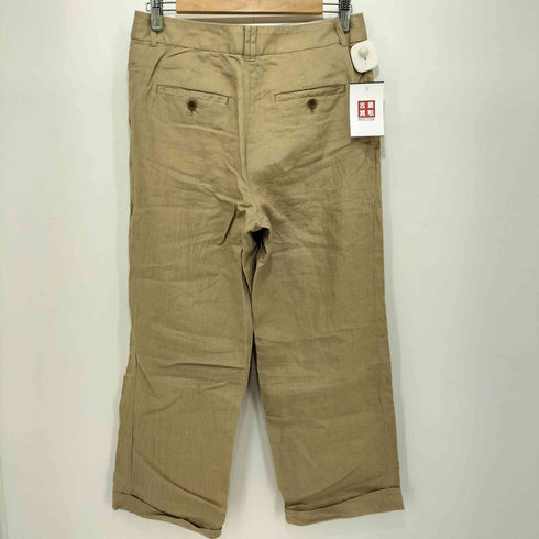 イエナ IENA 総リネン タックストレートパンツ レディース JPN:40