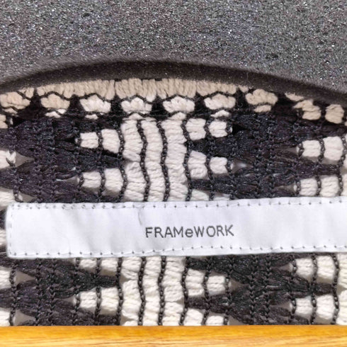 フレームワーク FRAMeWORK 24SS レースハーフスリーブシャツ レディース