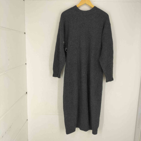 イッセイミヤケホワイトレーベル ISSEY MIYAKE WHITE LABEL ラグランスリーブニットマキシワンピース レディース JPN:2