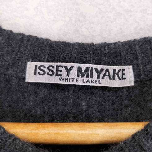 イッセイミヤケホワイトレーベル ISSEY MIYAKE WHITE LABEL ラグランスリーブニットマキシワンピース レディース JPN:2