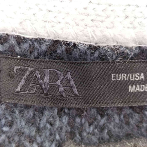 ザラ ZARA 起毛テクスチャグラデーションカーディガン メンズ L