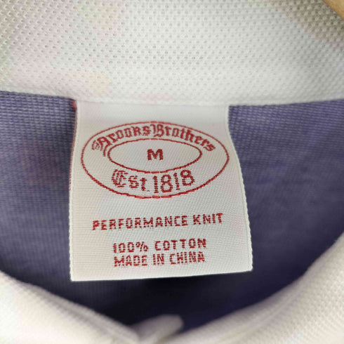 ブルックスブラザーズ BROOKS BROTHERS 鹿の子 ワイドカラー コットンシャツ PERFORMANCE KNIT メンズ JPN:M