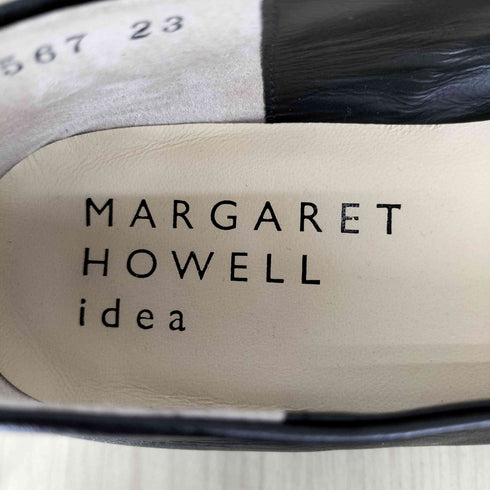 マーガレットハウエルアイデア Margaret Howell idea ラウンドトゥ レザーパンプス レディース 23cm