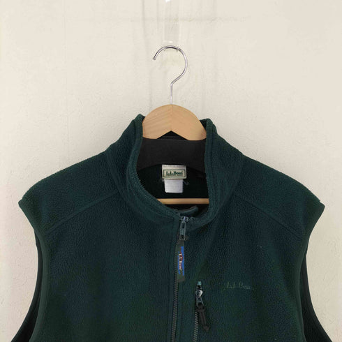 エルエルビーン L.L.Bean MADE IN USA フロントロゴ刺繍 フリースベスト メンズ import:L MENS TALL