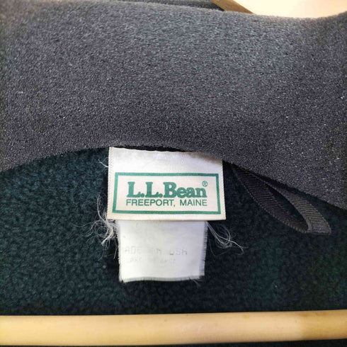 エルエルビーン L.L.Bean MADE IN USA フロントロゴ刺繍 フリースベスト メンズ import:L MENS TALL