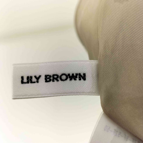 リリーブラウン Lily Brown 24AW ダーツラウンドフォルムショートパンツ レディース JPN:0