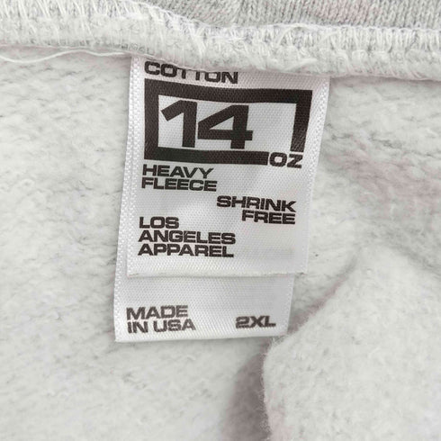 ロサンゼルスアパレル Los Angeles Apparel 14oz. Heavy Fleece Hooded Pullover Sweatshirt メンズ 2XL