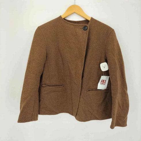ユニクロプラスジェイ UNIQLO+J ダブルフェイスノーカラージャケット スカート レディース JPN:S W58 H85