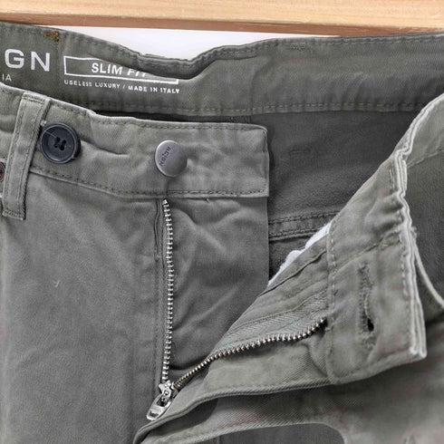 reign 製品染めカーゴパンツ slim fit イタリア製 メンズ 31