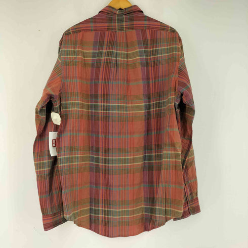 ポロバイラルフローレン Polo by RALPH LAUREN 90s シルクリネン マドラスチェックシャツ メンズ JPN:XL
