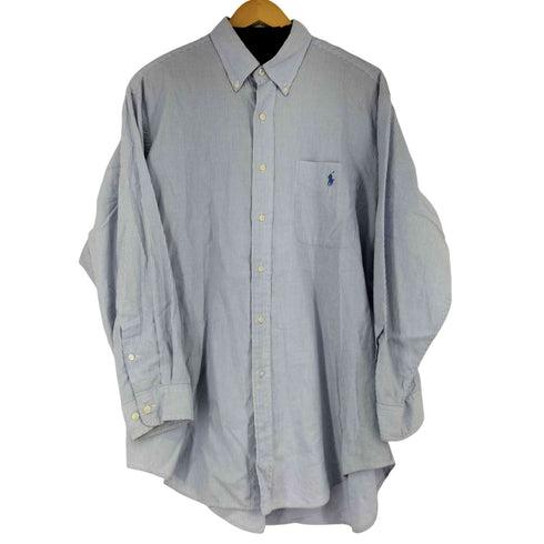 ラルフローレン RALPH LAUREN YARMOUTH ストライプボタンダウンシャツ メンズ 16 1/2 32/33