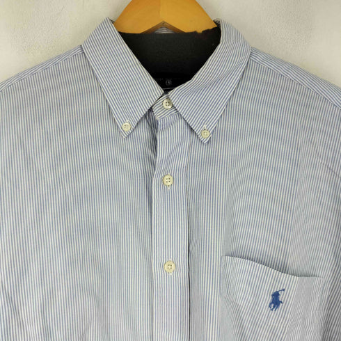 ラルフローレン RALPH LAUREN YARMOUTH ストライプボタンダウンシャツ メンズ 16 1/2 32/33