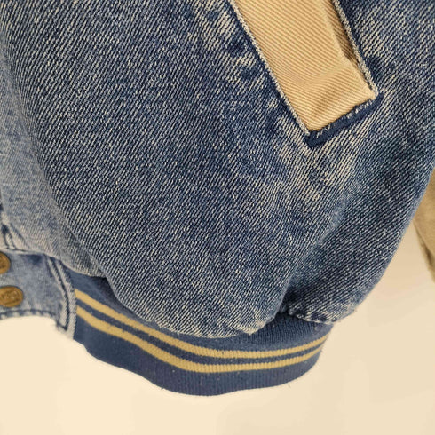 リー Lee 90s USバスケットボールチーム デニム スタジアムジャンパー メンズ import:L