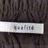 カリテ qualite グロッシーサテンドレープパンツ レディース JPN:36