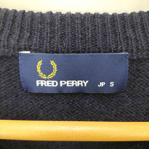 フレッドペリー FRED PERRY Shetland V Neck Knit シェットランドニット Vネック メンズ JPN:S