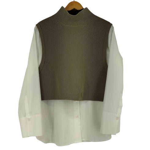 ユナイテッドアローズ UNITED ARROWS MARW ニットベスト&シャツコンビ レディース FREE