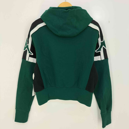 カッパ Kappa クロップド 袖ロゴ プルオーバーパーカー レディース JPN:M