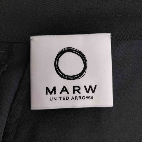 ユナイテッドアローズ UNITED ARROWS MARW バックスリット パンツ レディース 34