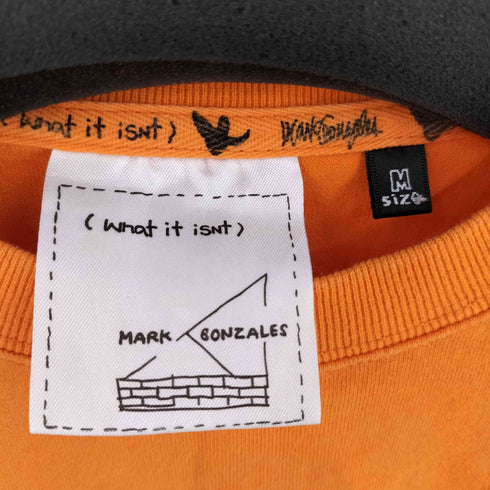 マークゴンザレス Mark Gonzales 両面刺繍 フラワーTEE レディース import:M
