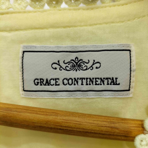 グレースコンチネンタル GRACE CONTINENTAL フリル ロングスリーブシャツブラウス レディース JPN:38