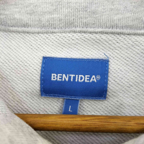 BENTIDEA ハーフジップバルーンスリーブスウェット メンズ L